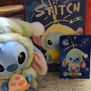 Stitch Plush Toy with Yellow and Blue Colors